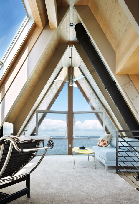 A-Frame Rethink Interior